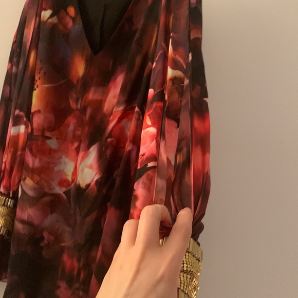 BEBE Dress XXS/XS/S Open Long-sleeve Above Knee - Picture 4 of 4